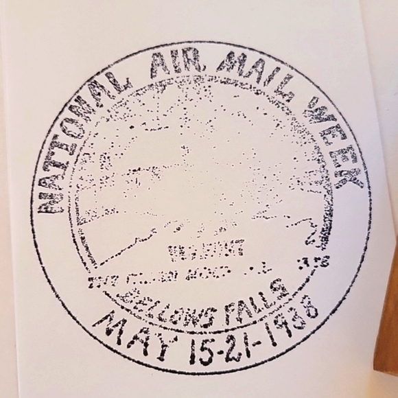 Vintage Seal National Air Mail Week Stamper 1938 - Picture 2 of 4